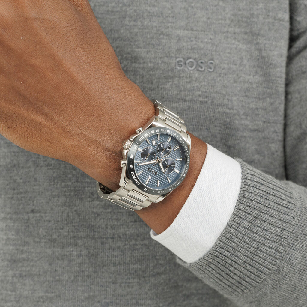 Montre Boss Strike Chrono Bleu - Montres Homme | Histoire d’Or