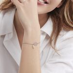Bracelet Lorelle Argent Blanc - Bracelets Femme | Histoire d&rsquo;Or