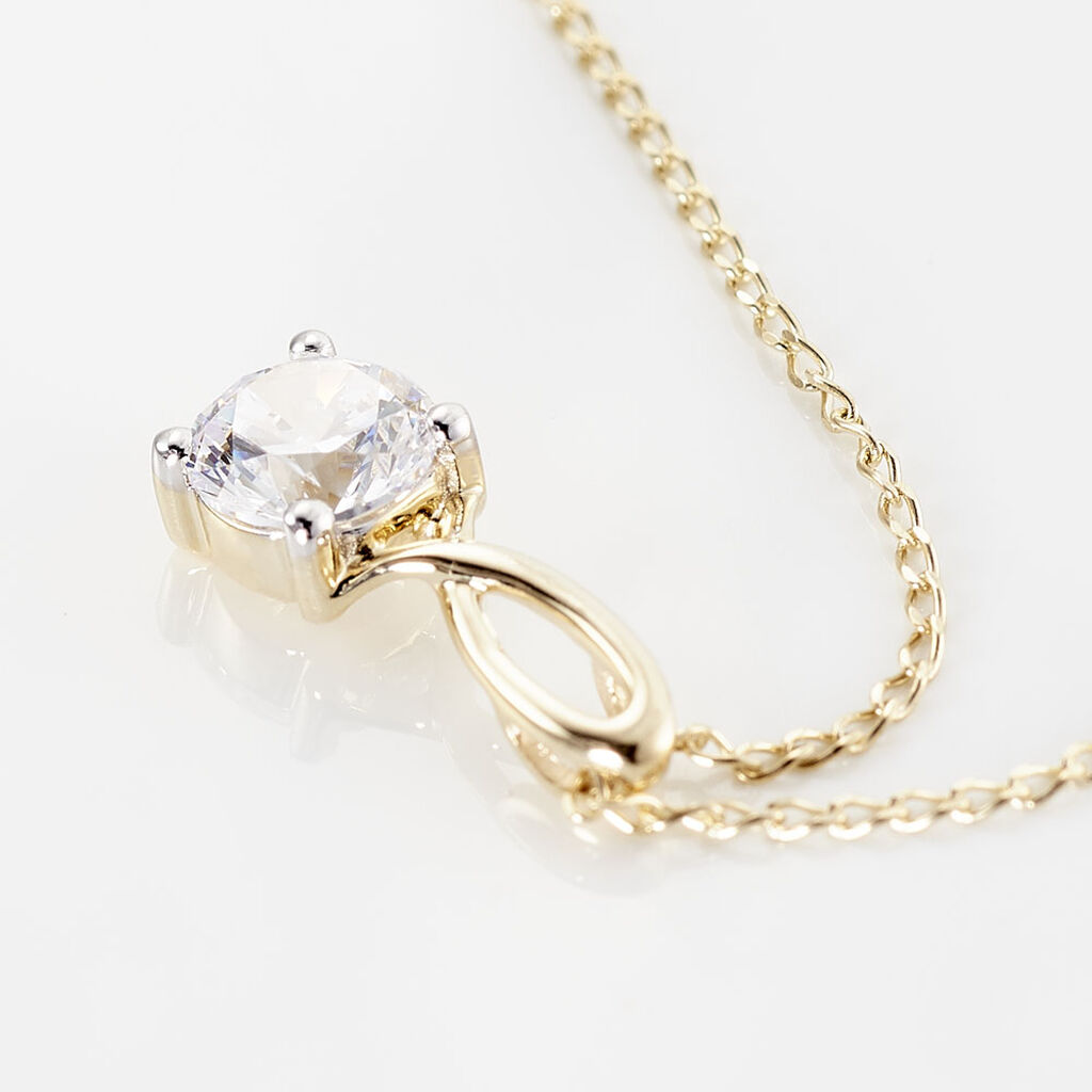 Collier Karlena Or Jaune Oxyde De Zirconium - Colliers Femme | Histoire d’Or