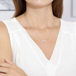 Collier Aliah Argent Blanc Oxyde De Zirconium - Colliers fantaisie Femme | Histoire d&rsquo;Or