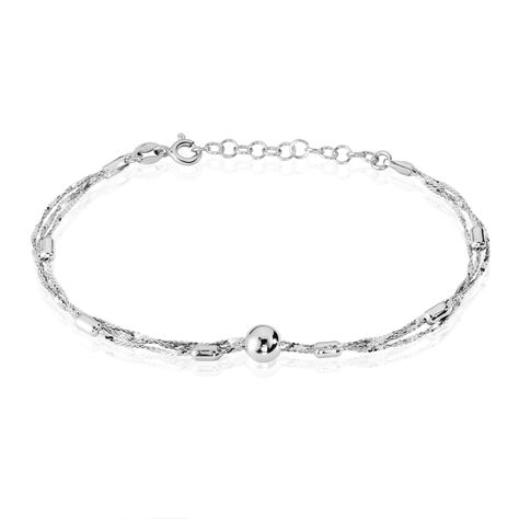 Bracelet Etincelle Argent Blanc - Bracelets Femme | Histoire d’Or