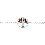 Bracelet Argent Blanc Odaya Ambre - Bracelets Femme | Histoire d&rsquo;Or