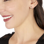 Boucles D'oreilles Pendantes Allyson Or Jaune Oxyde De Zirconium - Boucles d'oreilles pendantes Femme | Histoire d&rsquo;Or