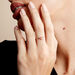 Bague Urbaine Or Rose Morganite Et Oxyde De Zirconium - Bagues solitaires Femme | Histoire d’Or