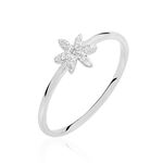 Bague Catia Or Blanc Diamant - Bagues avec pierre Femme | Histoire d&rsquo;Or