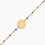 Bracelet Basteria Argent Dor&eacute; A L'Or 750/1000 - Bijoux sans pierre Femme | Histoire d&rsquo;Or