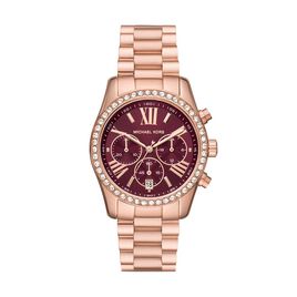 Montre Michael Kors Lexington Bordeaux - Montres Femme | Histoire d’Or
