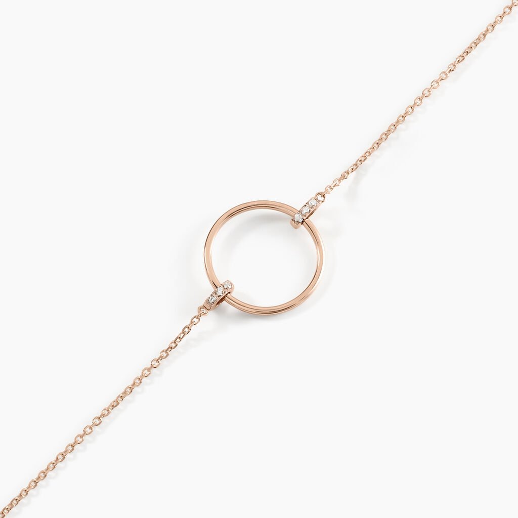 Bracelet Proserpine Or Rose Diamant - Bracelets Femme | Histoire d’Or