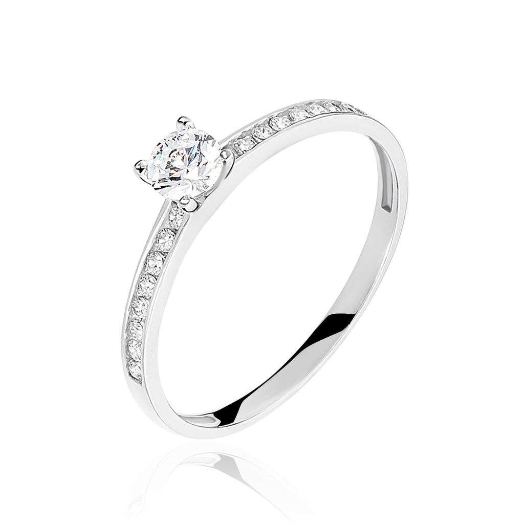 Bague Harem Or Blanc Oxyde De Zirconium