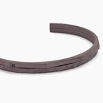 Bracelet Jonc Titane Gris Diamant - Bracelets Pierre Homme | Histoire d&rsquo;Or