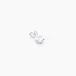 Pendentif Mabila Or Blanc Oxyde De Zirconium - Pendentifs Femme | Histoire d&rsquo;Or