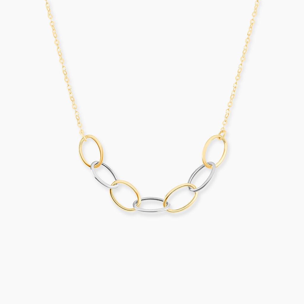 Collier Lucette Or Bicolore - Colliers Femme | Histoire d&rsquo;Or