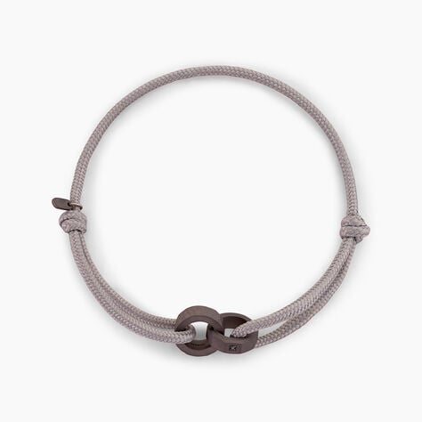 Bracelet Titane Gris Diamant - Bracelets Coulissants Homme | Histoire d&rsquo;Or