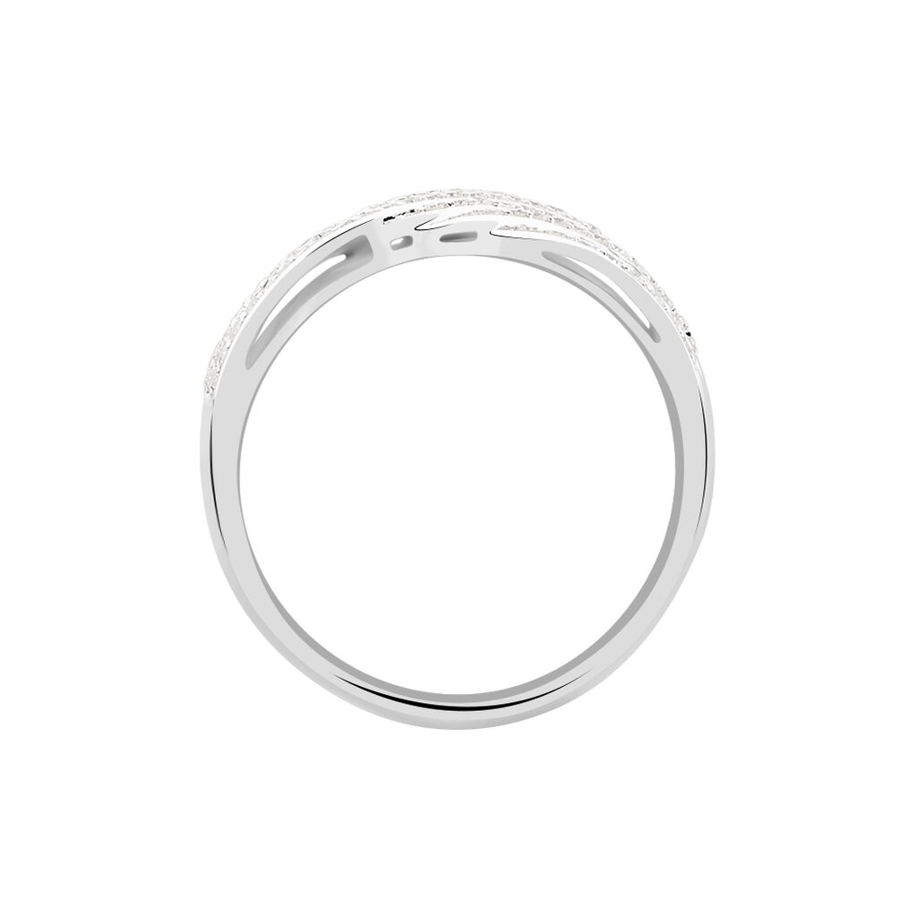 Bague Elfidia Or Blanc Diamant - Bagues avec pierre Femme | Histoire d’Or