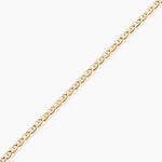 Collier Capucin Or Jaune Maille Marine Plate - Chaines Femme | Histoire d&rsquo;Or