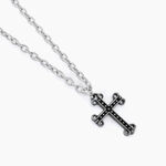 Collier Jodoc Acier Blanc - Bijoux sans pierre Homme | Histoire d&rsquo;Or