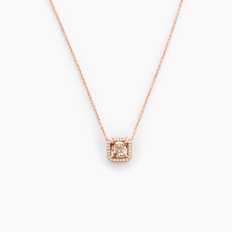 Collier Rio Argent Rose Oxyde De Zirconium - Colliers fantaisie Femme | Histoire d’Or