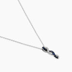Collier Ligera Or Blanc Saphir Et Diamant - Colliers Femme | Histoire d&rsquo;Or