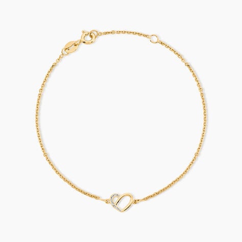 Bracelet Meckele Argent Dor&eacute; A L'Or 750/1000 - F&ecirc;te des m&egrave;res Femme | Histoire d&rsquo;Or