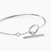Bracelet Jonc Marie-capucine Argent Blanc - Bracelets joncs Femme | Histoire d’Or
