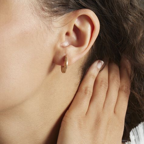 Creoles Swein Plaqué Or - Boucles d'oreilles créoles Femme | Histoire d’Or