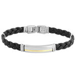 Bracelet Orietta Or Acier Bicolore - Bracelets Homme | Histoire d&rsquo;Or