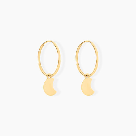 Cr&eacute;oles Belita Or Jaune - Boucles d'oreilles cr&eacute;oles Femme | Histoire d&rsquo;Or