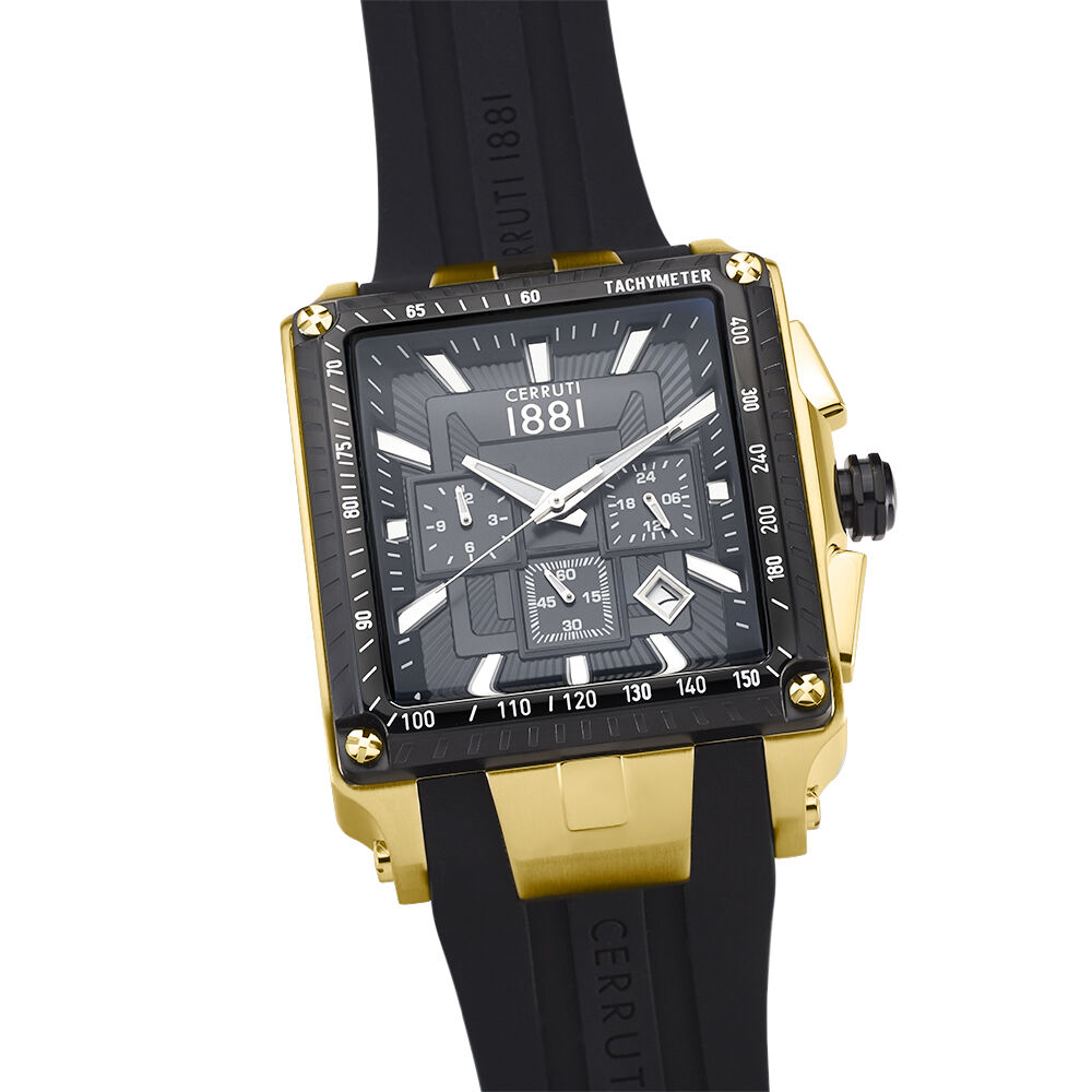 Montres Cerruti CIWGO0018502 Acier Boucle Ardillon Jaune