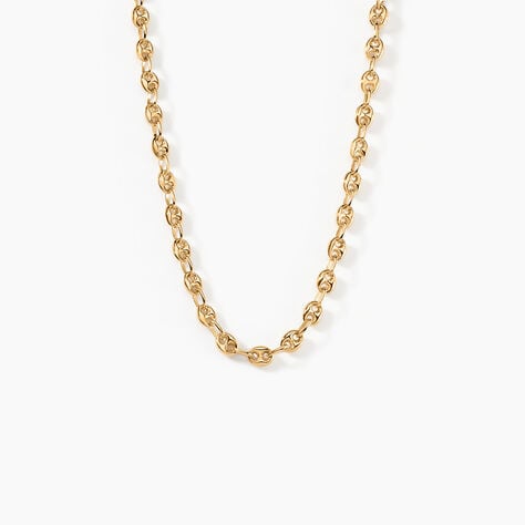 Collier Maille Dami Maille Grain De Cafe Or Jaune - Chaines Homme | Histoire d&rsquo;Or