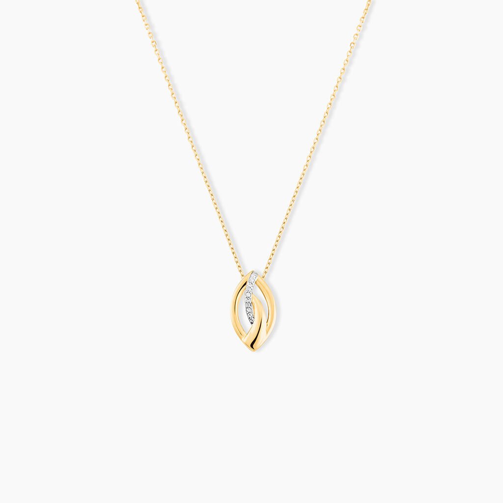 Collier Or Jaune Sven Diamant - Colliers Femme | Histoire d’Or