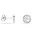 Boucles D'oreilles Puces Yesim Argent Blanc Oxyde De Zirconium - Boucles d'oreilles fantaisie Femme | Histoire d’Or