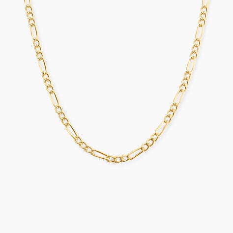 Cha&icirc;ne Cameo Maille Alternee 1/3 Or Jaune - Chaines Femme | Histoire d&rsquo;Or