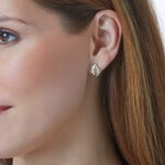 Boucles D'oreilles Puces Enora Or Jaune Diamant - Clous d'oreilles Femme | Histoire d&rsquo;Or