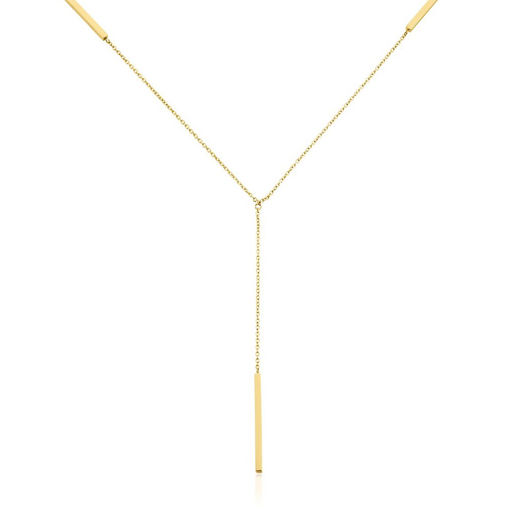 Collier Eilish Acier Jaune - Sautoirs Femme | Histoire d’Or