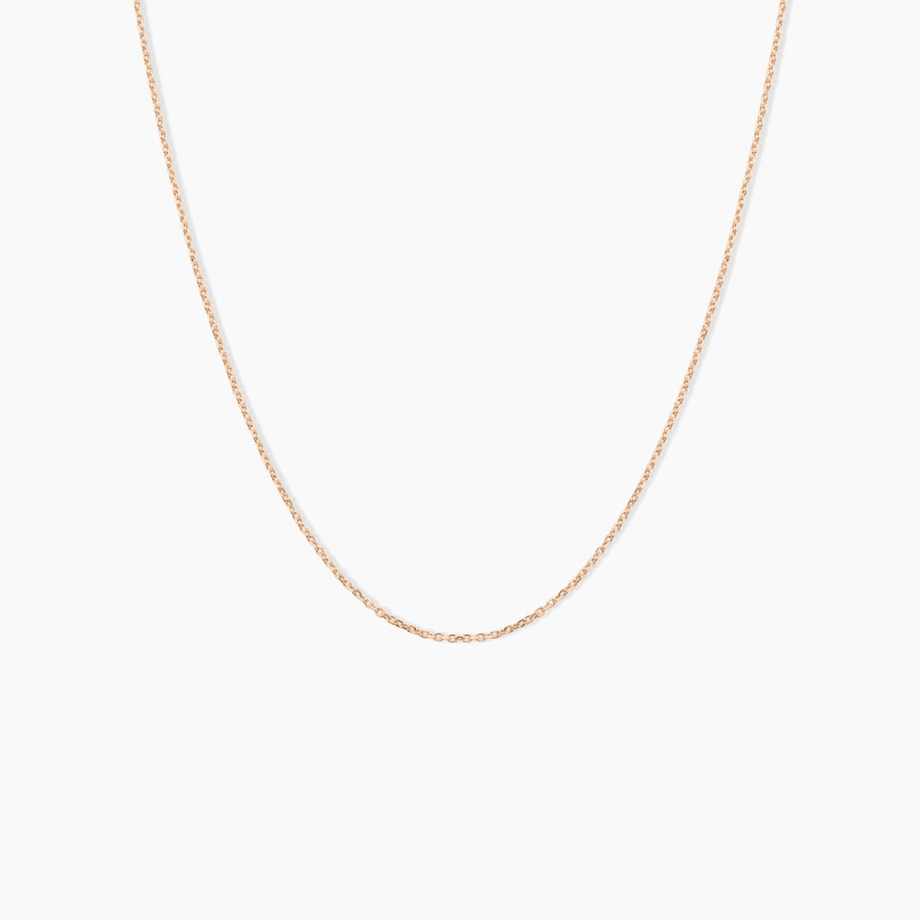 Collier Claudine Argent Rose - Chaines Femme | Histoire d&rsquo;Or