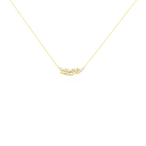 Collier Alexine Or Jaune Oxyde De Zirconium - Colliers Femme | Histoire d’Or