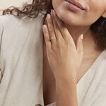 Bague Serafine Or Jaune Oxyde De Zirconium - Bagues solitaires Femme | Histoire d&rsquo;Or