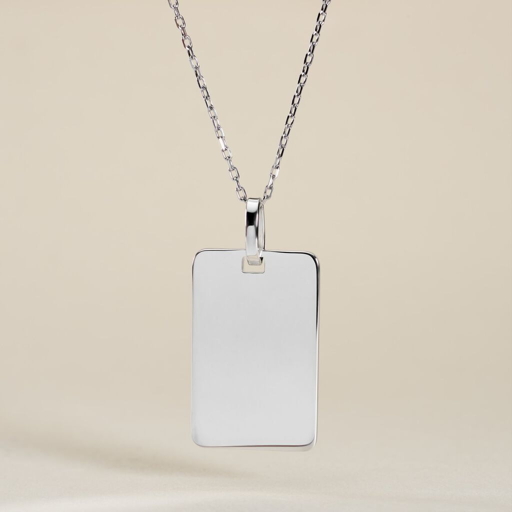 Pendentif Leyel Argent Blanc - Pendentifs Famille | Histoire d’Or