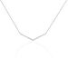 Collier Emea Argent Blanc Oxyde De Zirconium - Colliers fantaisie Femme | Histoire d’Or