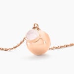 Collier My Bola Acier Rose Quartz - Bolas de grossesse Femme | Histoire d&rsquo;Or