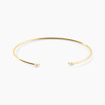 Bracelet Jonc Sparkle Or Jaune Oxyde De Zirconium - Bracelets joncs Femme | Histoire d&rsquo;Or