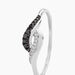 Bague Sculptural Or Blanc Diamant