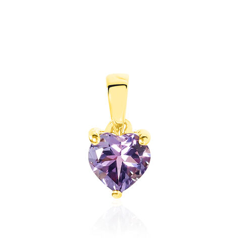 Pendentif Miyah Or Jaune Amethyste - Pendentifs Coeur Femme | Histoire d’Or