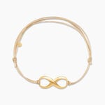 Bracelet Infini Or Jaune - Bracelets cordon Femme | Histoire d&rsquo;Or