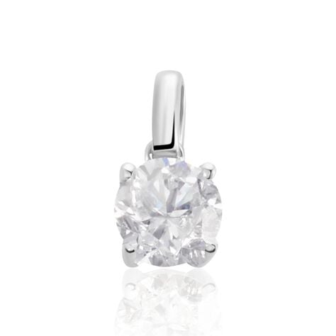 Pendentif Victoria Or Blanc Diamant - Pendentifs Femme | Histoire d&rsquo;Or