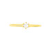Bague Solitaire Orleane Or Jaune Diamant - Bagues solitaires Femme | Histoire d’Or