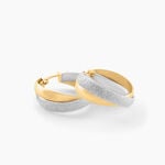 Cr&eacute;oles Lolly Or Bicolore - Boucles d'oreilles cr&eacute;oles Femme | Histoire d&rsquo;Or