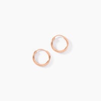 Créoles Argent Rose Olympia