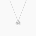 Collier Amalthee Argent Blanc Oxyde De Zirconium - Colliers Zodiaque Femme | Histoire d&rsquo;Or