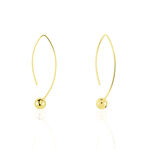 Cr&eacute;oles Helle Amande Or Jaune - Boucles d'oreilles cr&eacute;oles Femme | Histoire d&rsquo;Or